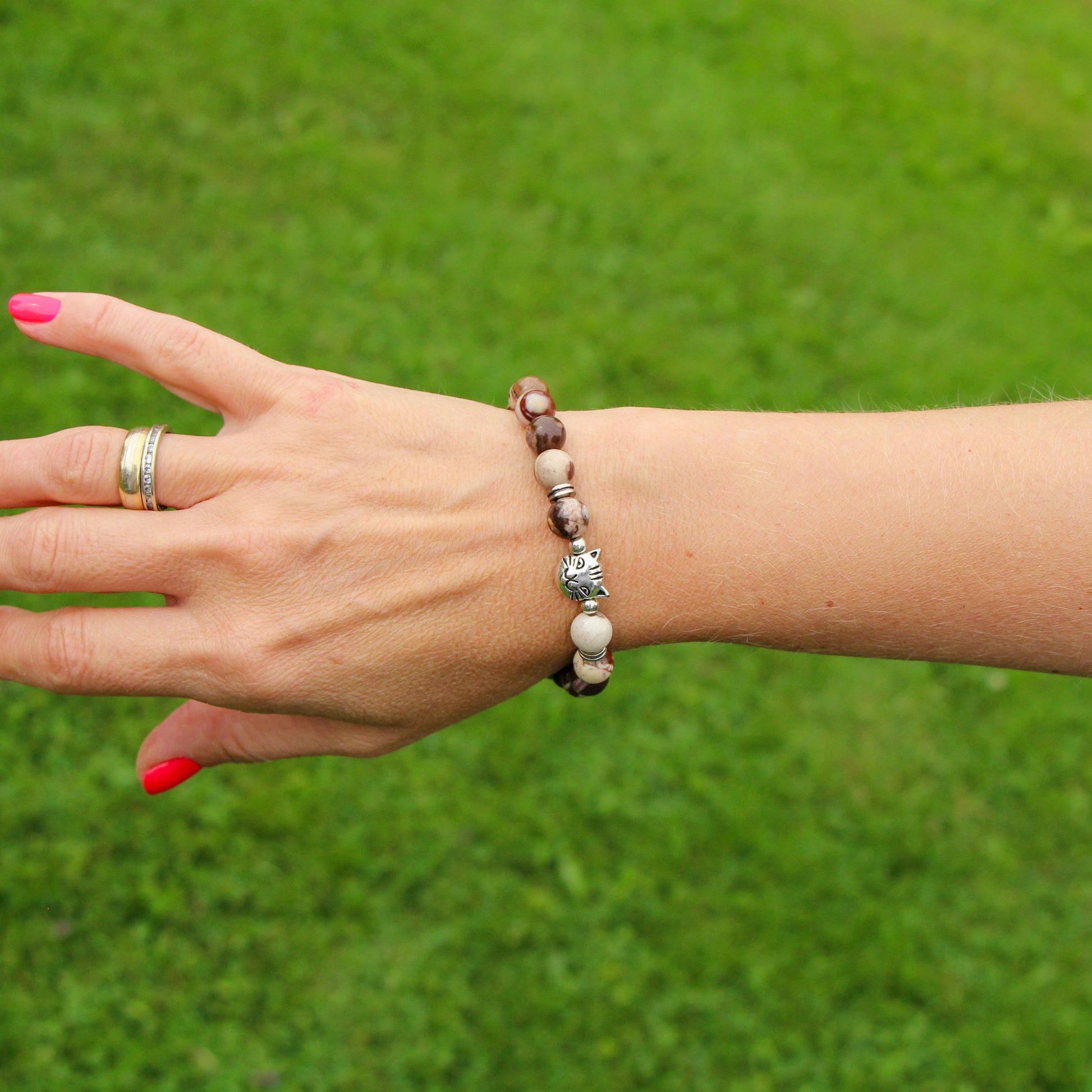 Lucky Cat Charm Bracelet